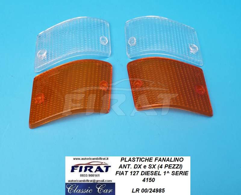 PLASTICA FANALINO FIAT 127 DIESEL 1 SERIE ANT.DX E SX (4150)